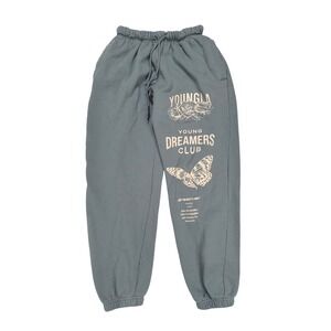 YoungLA Gray Green 'Young Dreamers Club' Track Pants